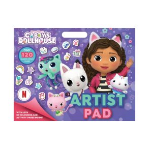 Gabby's Dollhouse A3 malebog m. klistermrker